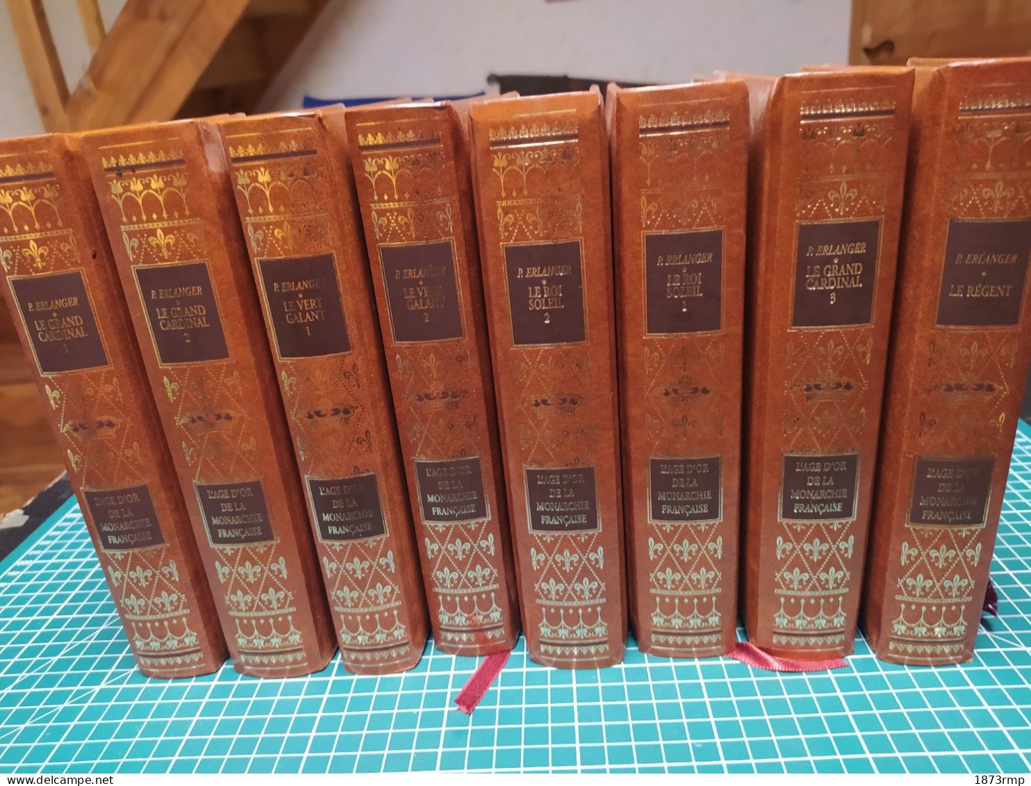 L'age D'or De La Monarchie Française, Philippe Erlinger, éditions Magellan 8 Volumes - Wholesale, Bulk Lots