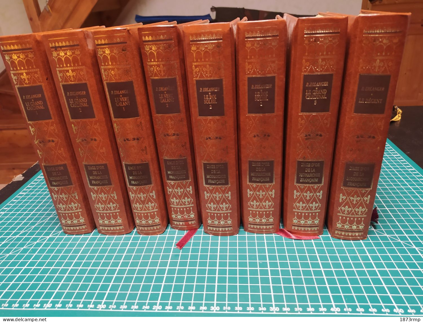 L'age D'or De La Monarchie Française, Philippe Erlinger, éditions Magellan 8 Volumes - Wholesale, Bulk Lots