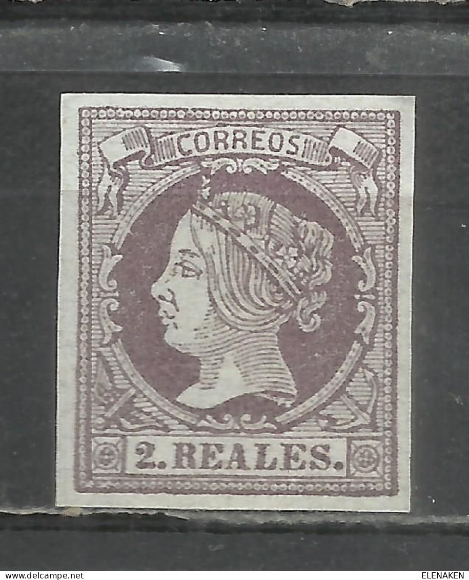 100-SELLO CLASICO ISABEL II .1854.Nº56 .2 REALES - Nuovi