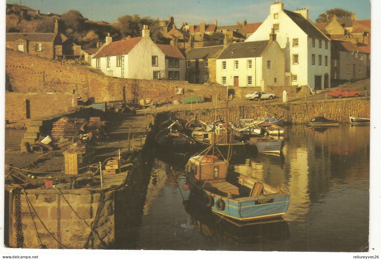 CPM, G. F. R.U. N°S.53.H. Village Of Crail Fife , Phot. Lindsey Road ,Ed. Card Co , 1989 - Fife