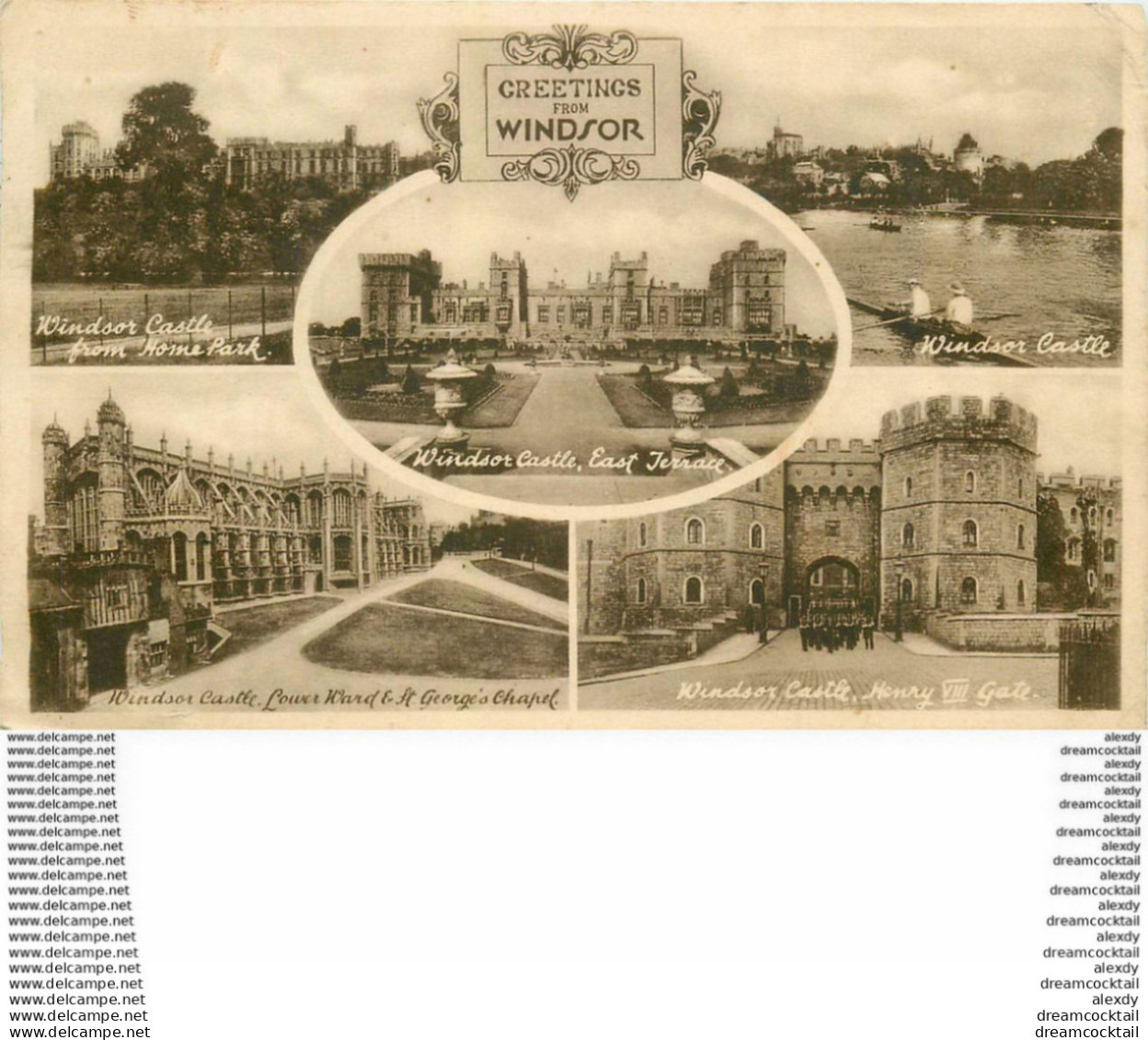 WW WINDSOR Vers 1940... Léger Pli Coin Droit - Buckingham Palace