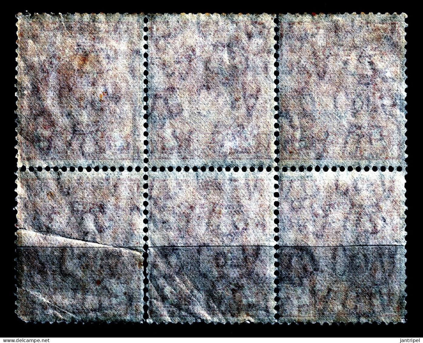 AUSTRALIA 1931/36  KGV  2P  BLOCK Of  6 INVERTED WMK  MNH - Mint Stamps