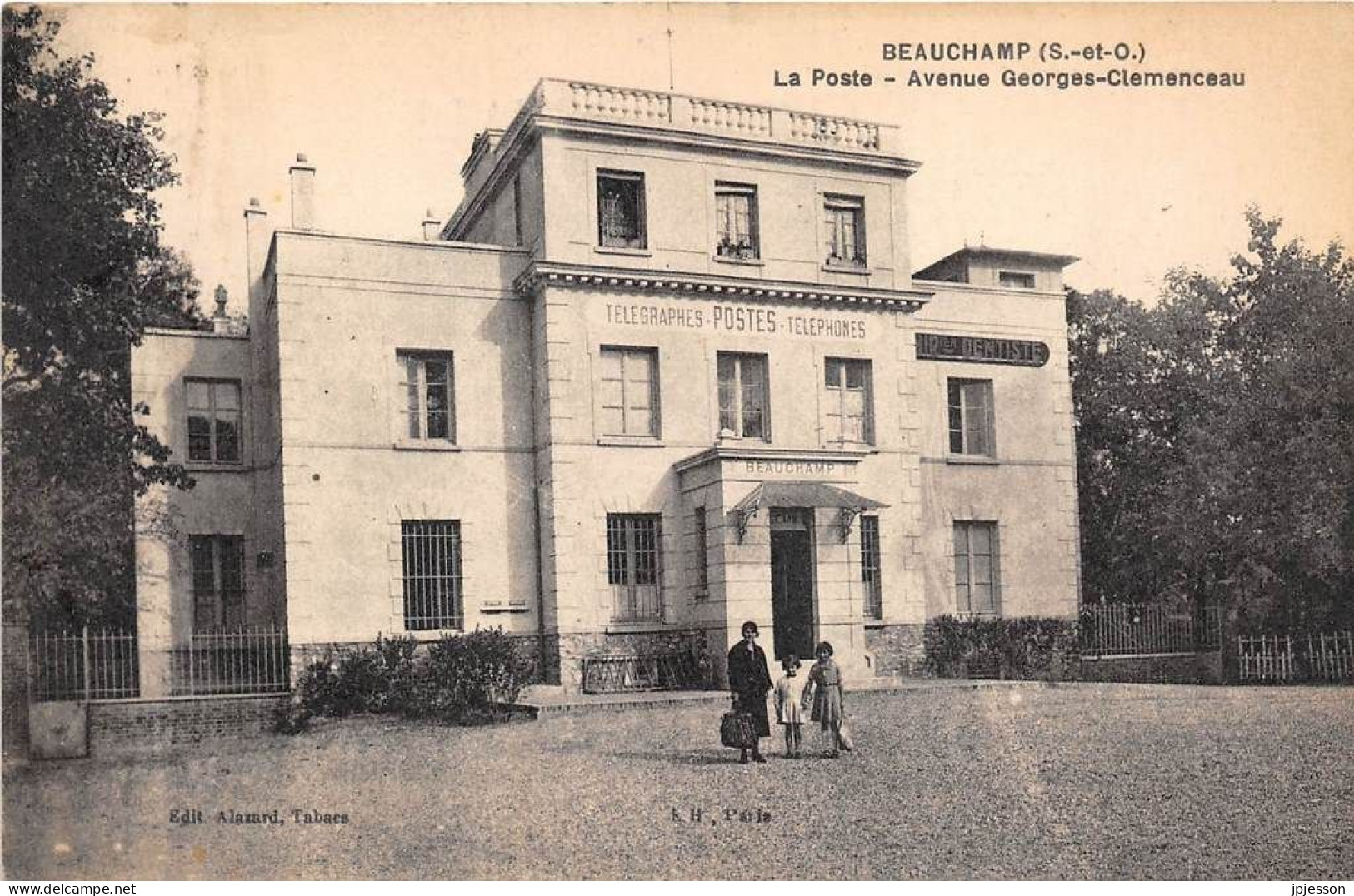 VAL D'OISE  95  BEAUCHAMP - LA POSTE - AVENUE GEORGES CLEMENCEAU - Beauchamp