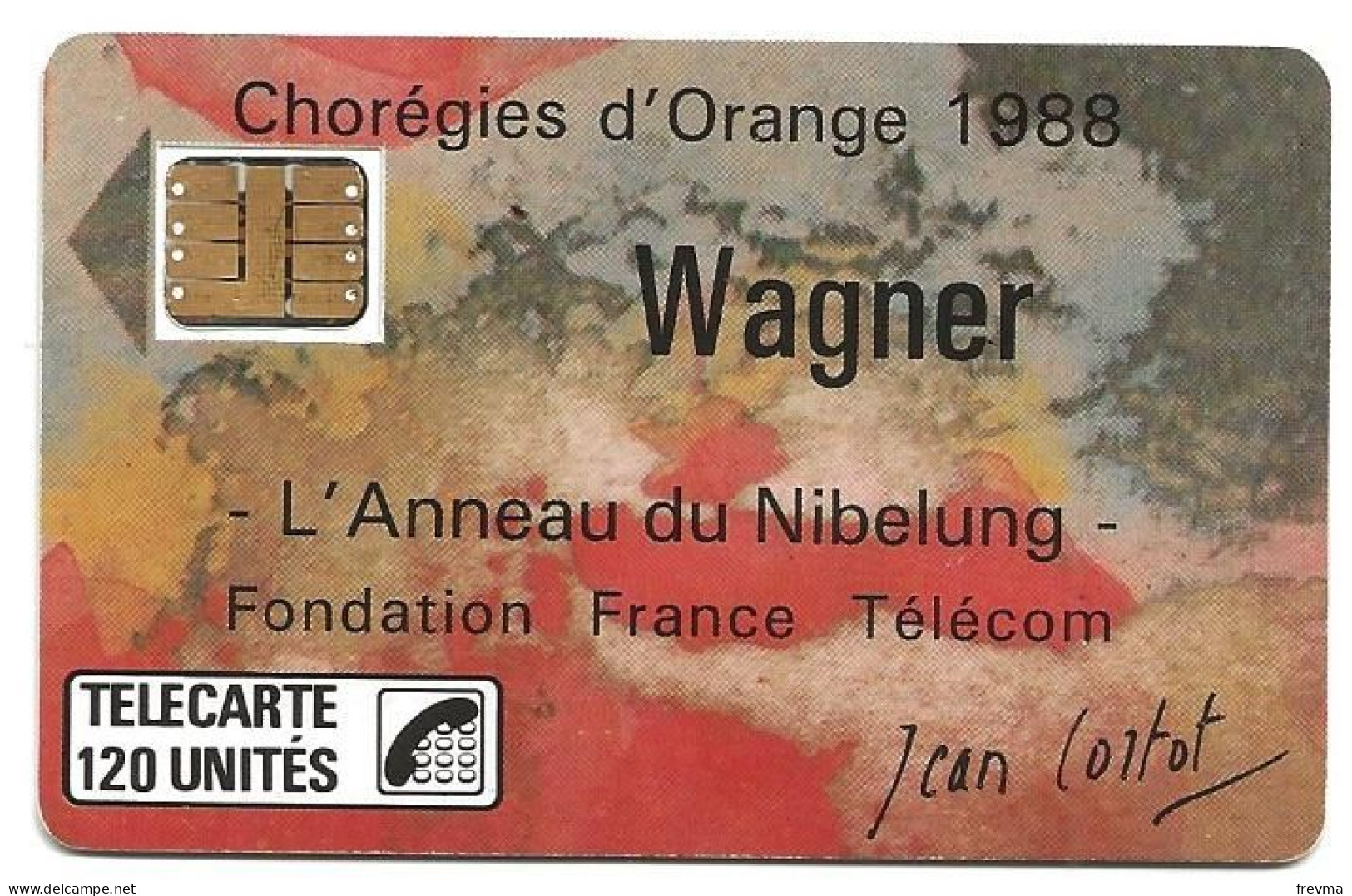 Telecarte F 24 Wagner 120 Unités Luxe SC3 - 1987