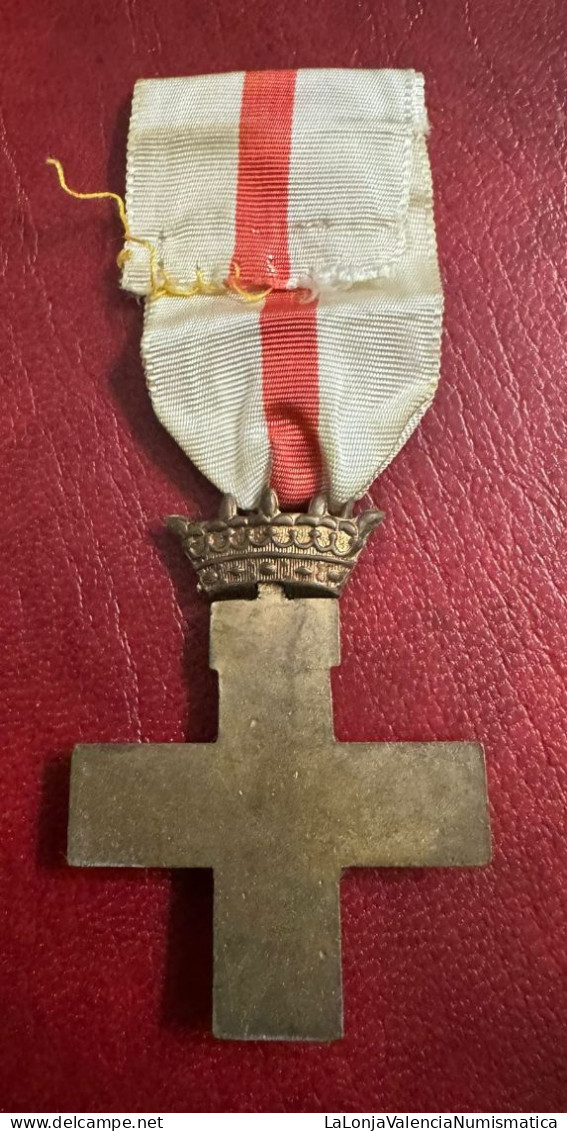 España Medalla Cruz Del M.M. 1 Clase Distintivo Blanco 1938-1975 PG 178 - Other & Unclassified