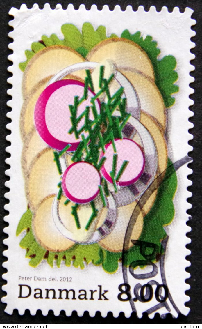 Denmark 2012  TRADITIONAL DANISH OPEN SANDWICHES.   MiNr.1707C  ( Lot  B 2100 ) - Used Stamps