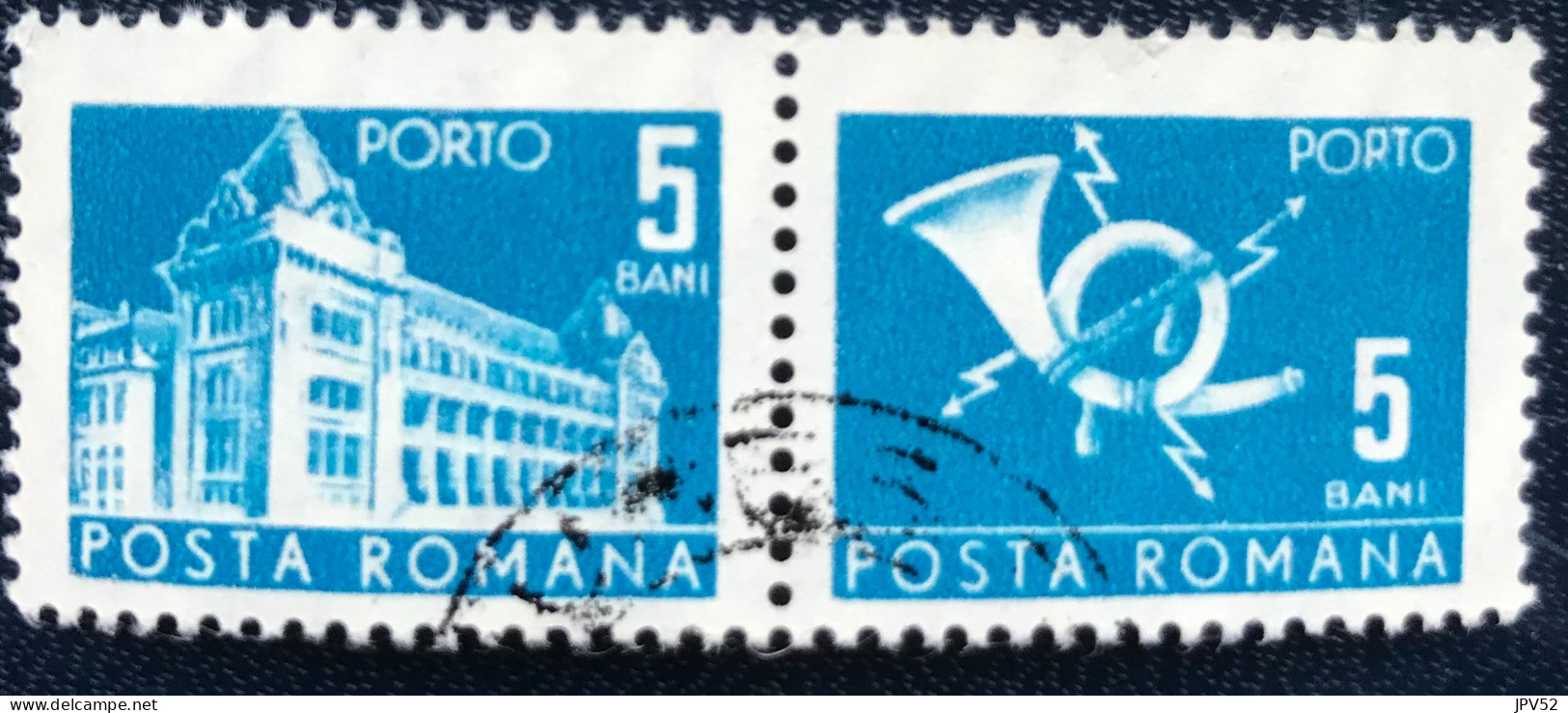 Romana - Roemenië - C14/54 - 1967 - (°)used - Michel 108 - Postkantoor & Posthoorn & Bliksem - Port Dû (Taxe)