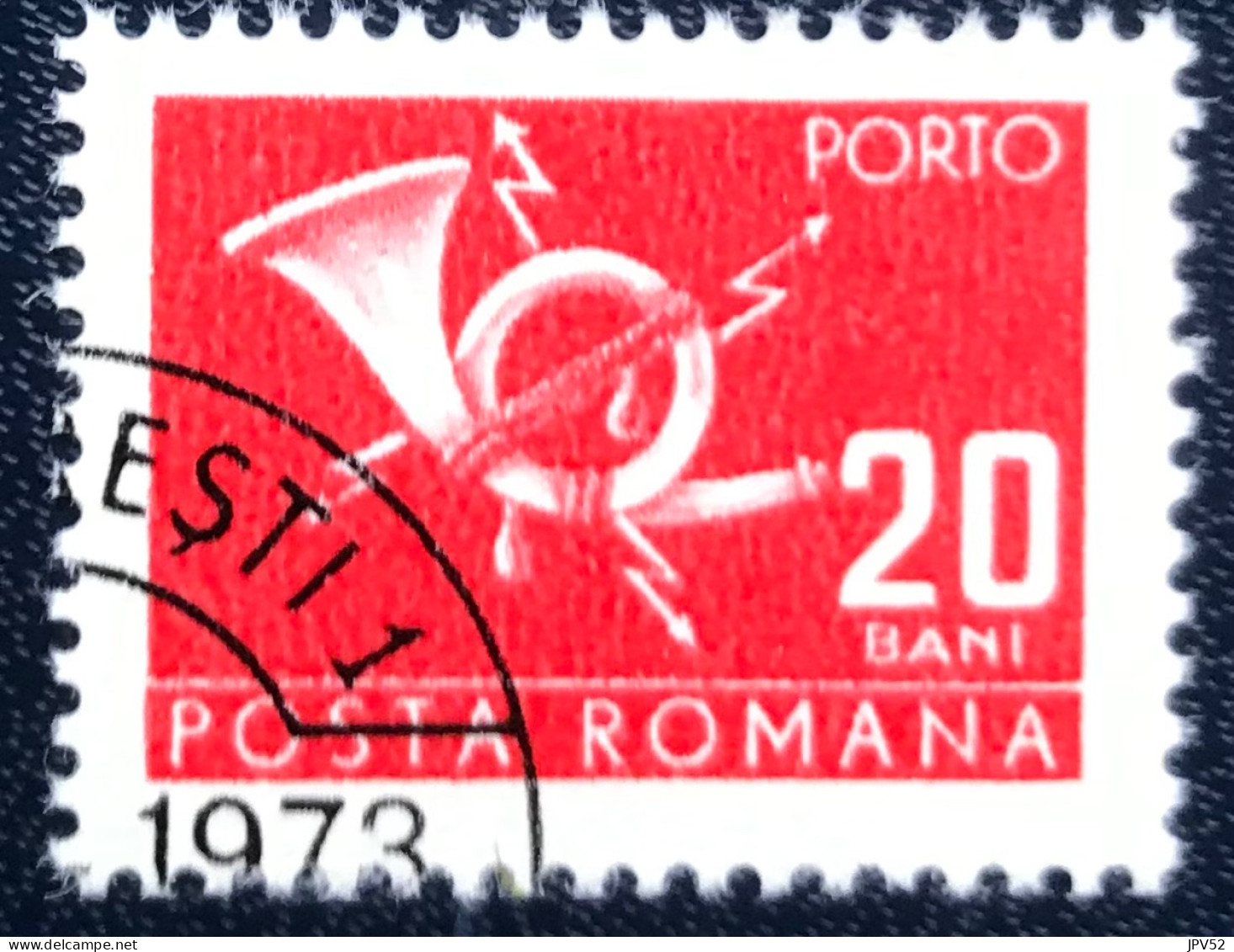 Romana - Roemenië - C14/54 - 1970 - (°)used - Michel 116 - Posthoorn & Bliksem - Portomarken