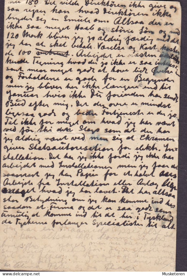 Bayern Uprated Postal Stationery Ganzsache NÜRNBERG 1913 ST. THOMAS Westindien Danish West Indies (2 Scans) - Danimarca (Antille)