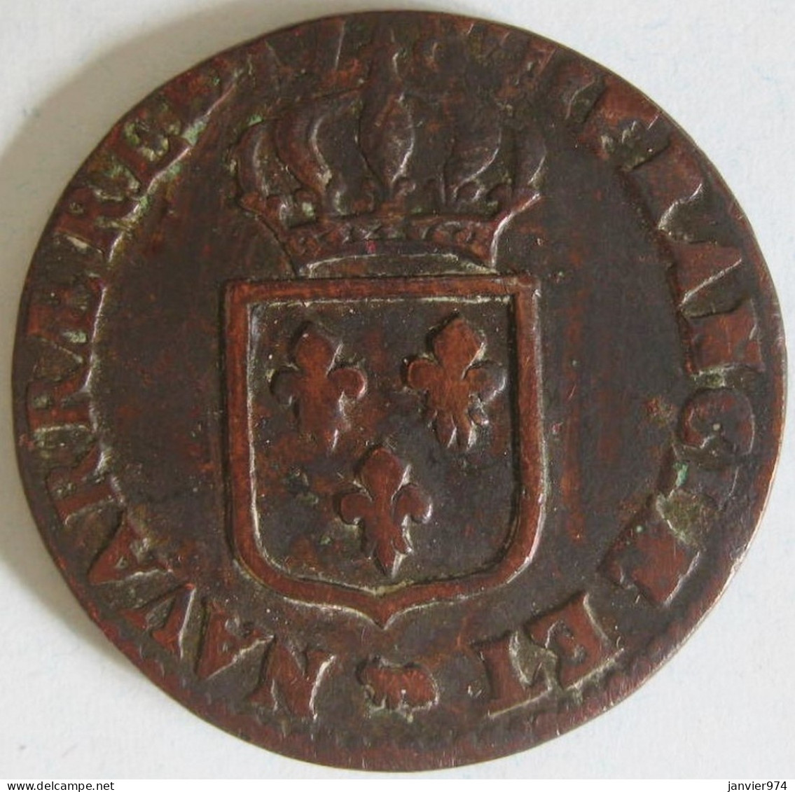 1 Sol Au Béarn 1780 Pau Vachette, Louis XVI , Gad 350a - 1774-1791 Ludwig XVI.