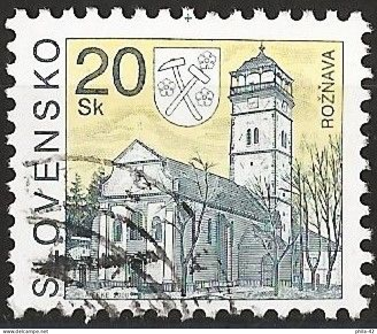 Slovakia 2000 - Mi 422 - YT 326 ( Church Rožňava ) - Usados