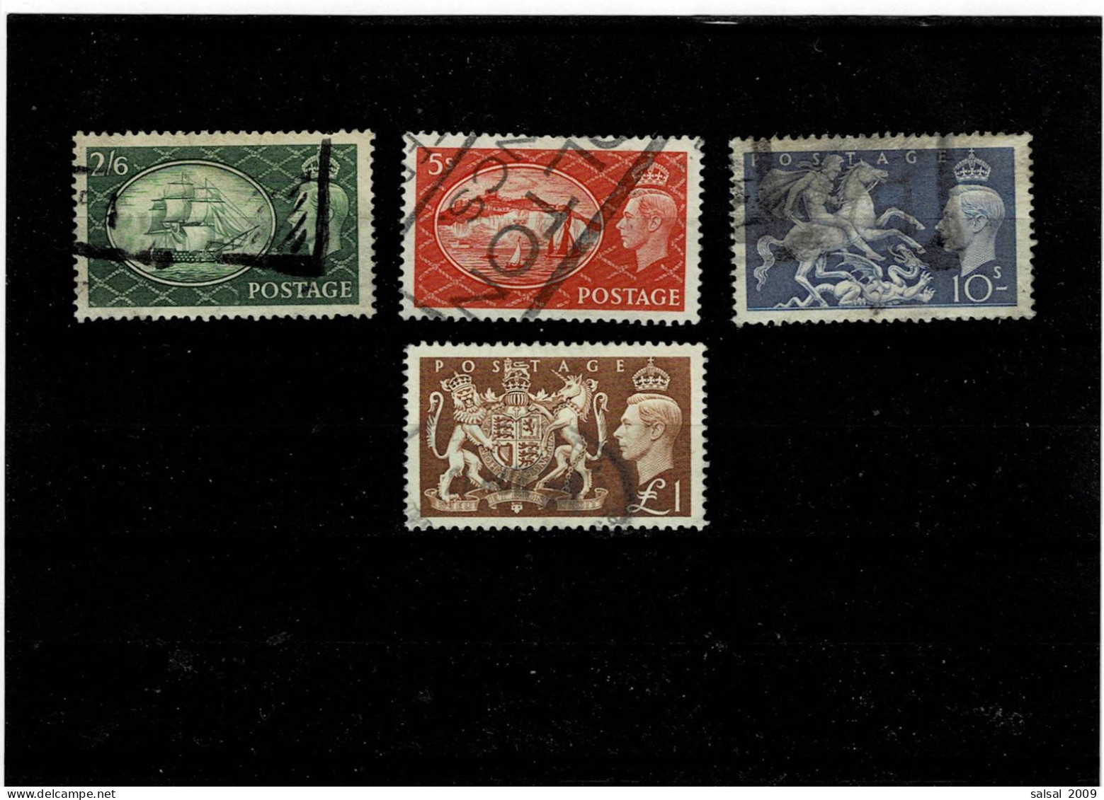 GRAN BRETAGNA ,"George VI" ,serie Completa Usata ,qualita Ottima - Used Stamps