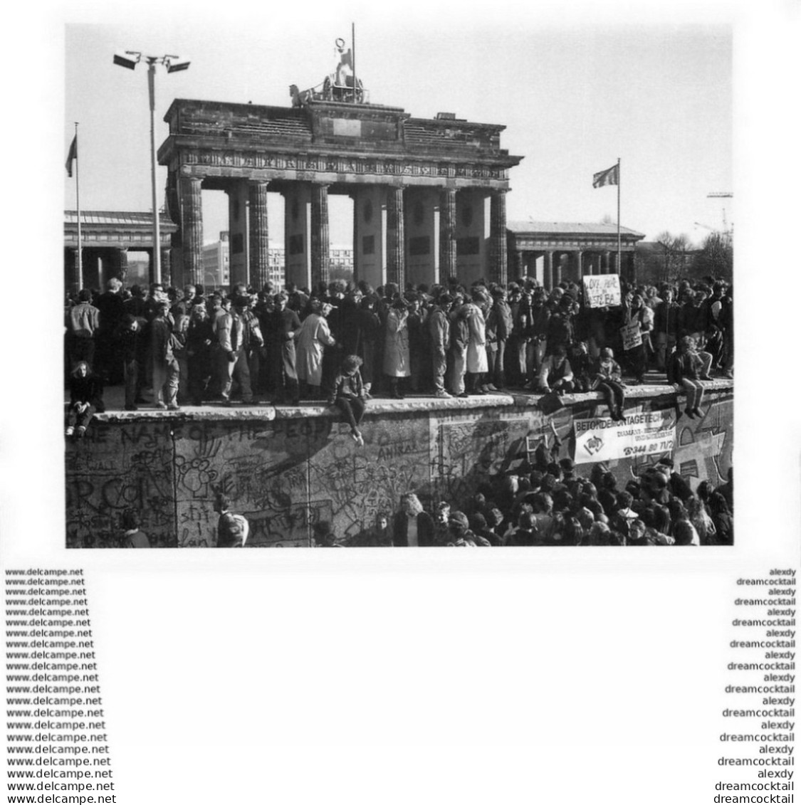 Y. Photo Cpsm BERLIN. Am Brandenburger Tor 10.11.1989 - Muro De Berlin