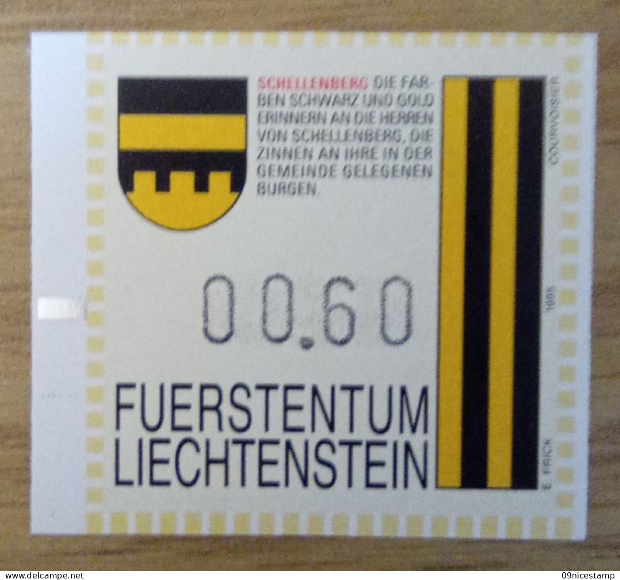 Liechtenstein, Slotmachine - Automatenmarken [ATM]