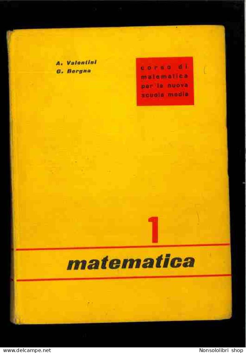 Matematica Vol.1 Di Valentini - Bergna - Other & Unclassified