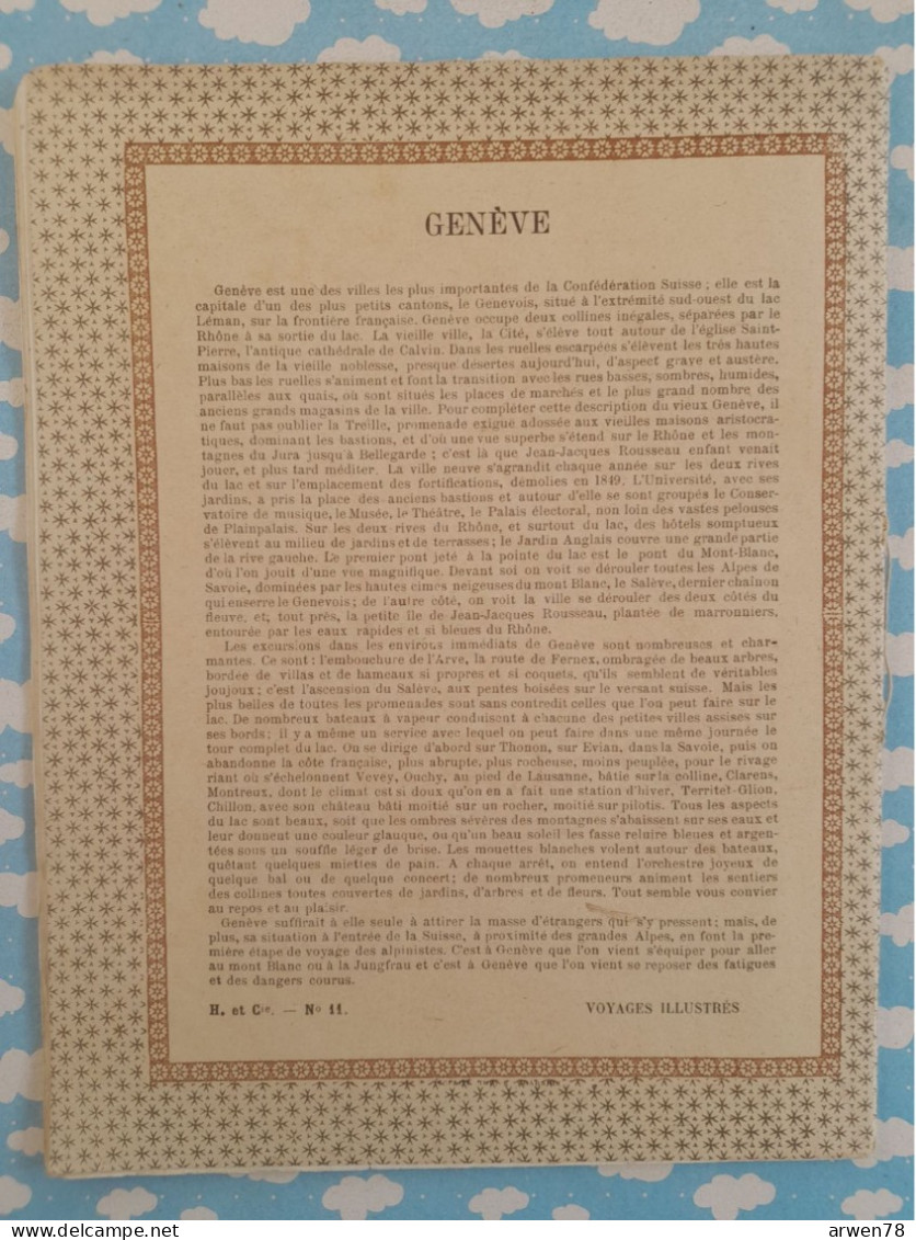 Cahier D'écolier AFFICHE P.L.M. GENEVE 1901 Complet Bien Tenu Belle écriture HEUILLEY LE GRAND - Schutzumschläge