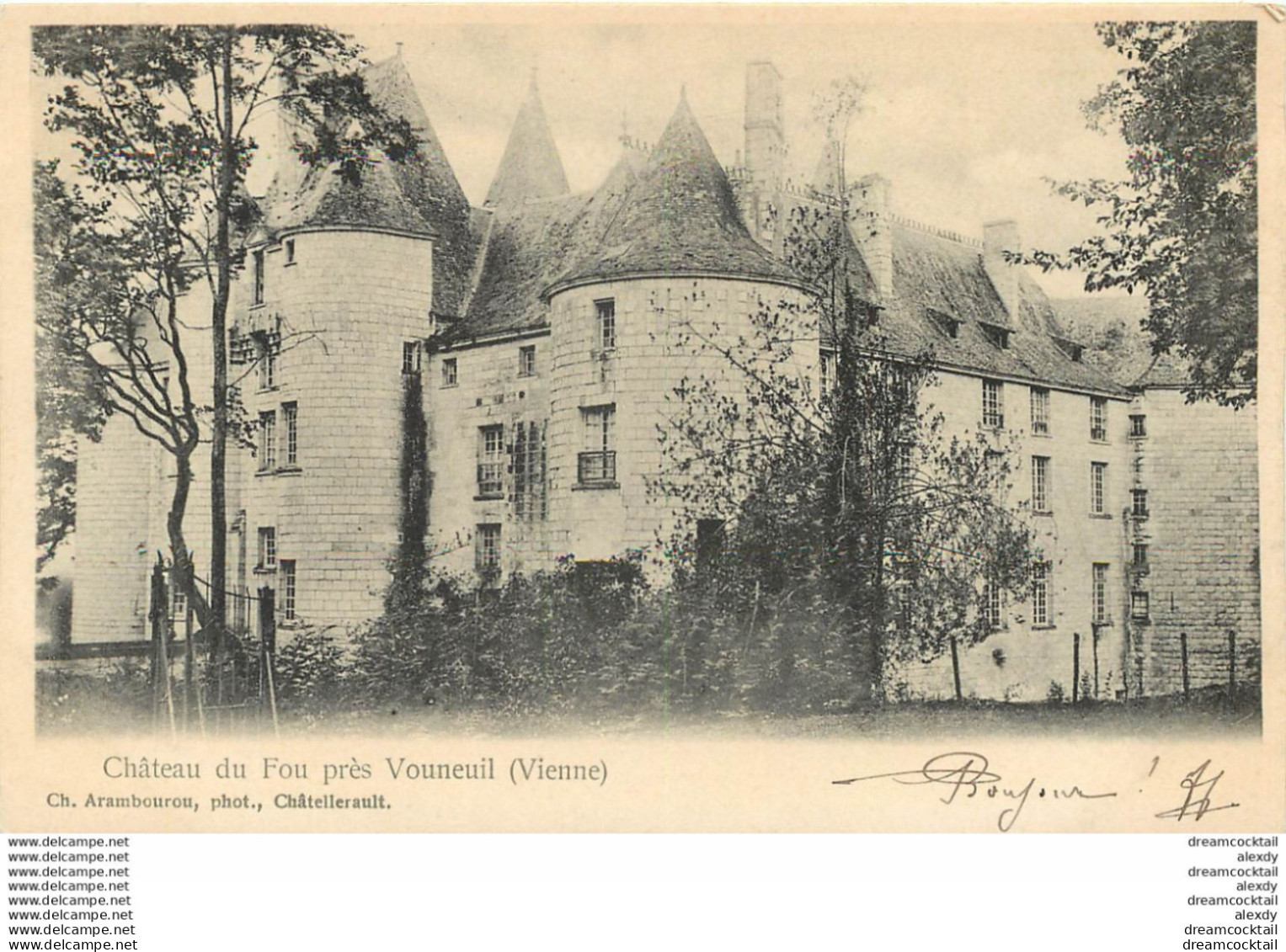 (D) 86 VOUNEUIL. Château Du Fou 1904 - Vouneuil Sur Vienne