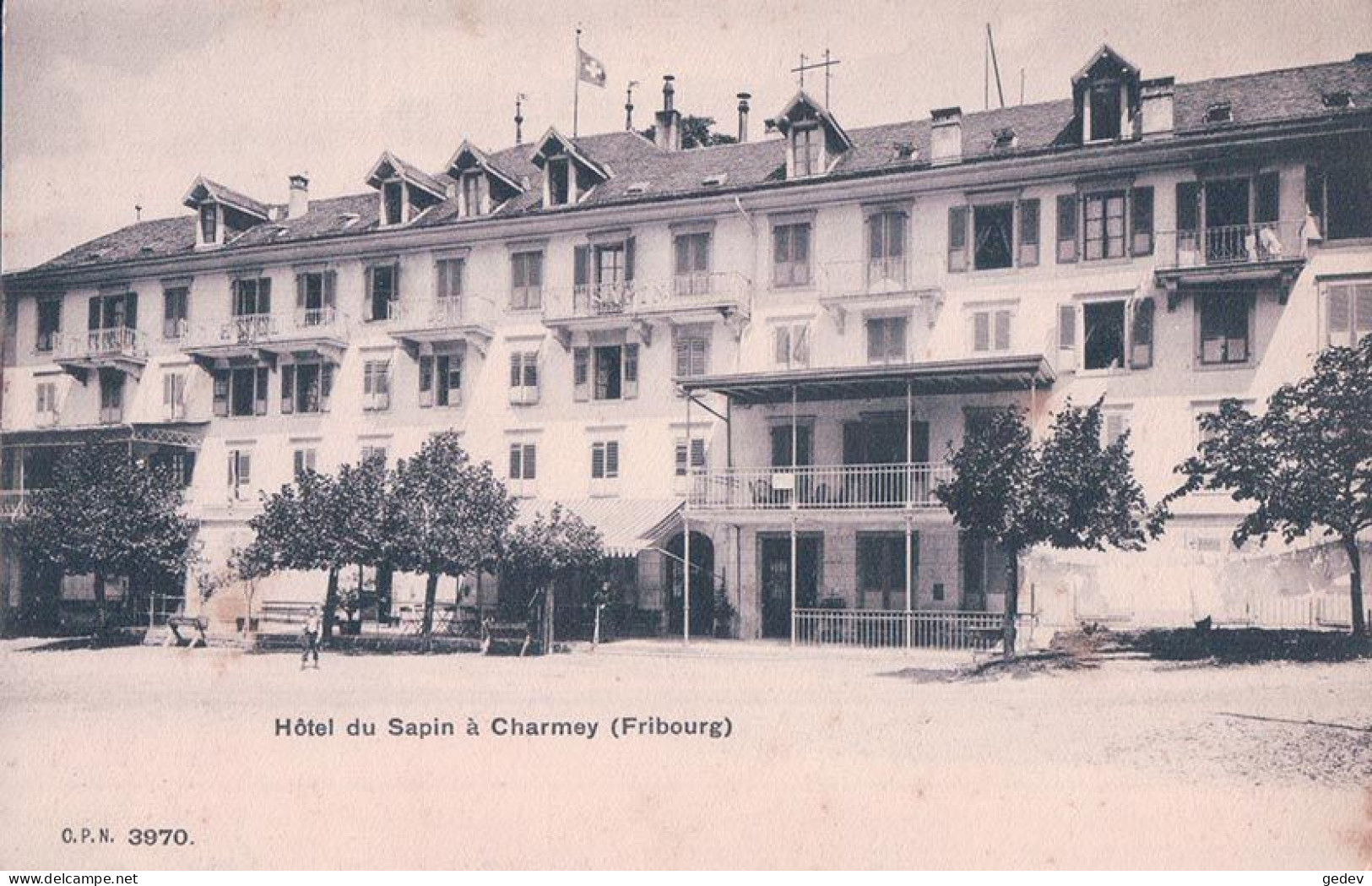 Charmey FR, Hôtel Du Sapin (3970) - Charmey