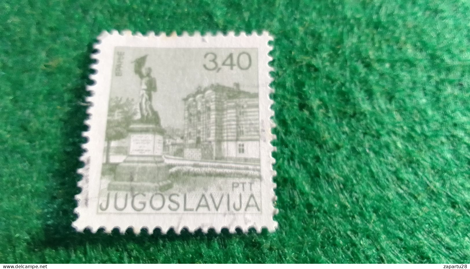 YOGUSLAVYA --1980-89     3.40  DİN       USED - Used Stamps