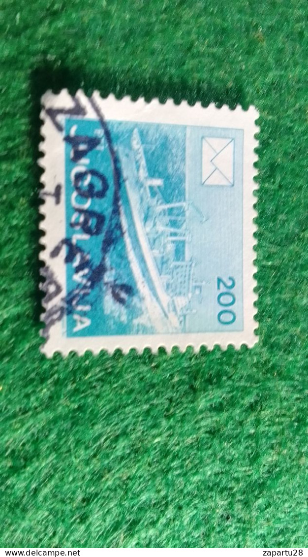 YOGUSLAVYA --1980-89     200  DİN       USED - Used Stamps