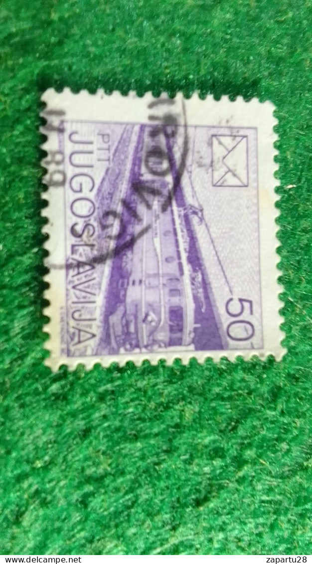 YOGUSLAVYA --1980-89     50  DİN       USED - Used Stamps