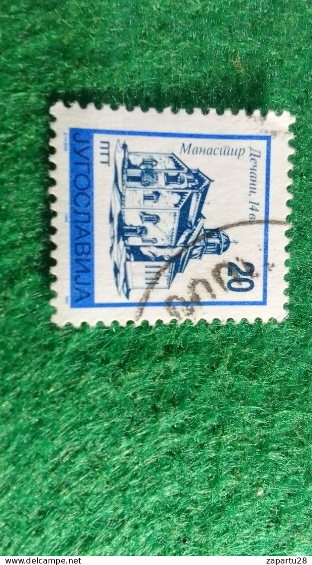 YOGUSLAVYA --1980-89         20 DİN       USED - Used Stamps