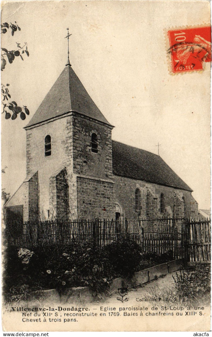 CPA Villeneuve-la-Dondagre Eglise (1183610) - Villeneuve-la-Dondagre