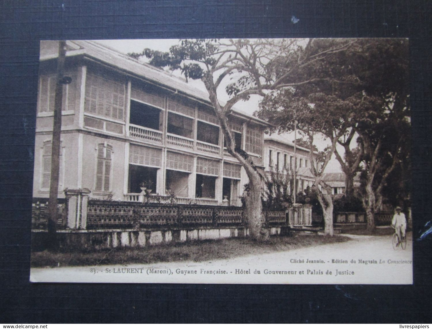 Guyane Cayenne Hotel Gouvernement Et Palais De Justice Cpa - Cayenne