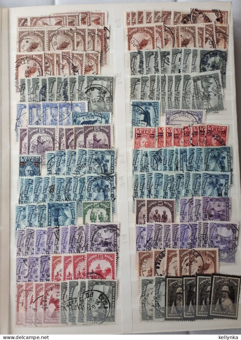 [3587] Congo Belge - Congo - Accumulation De Timbres Oblitérés (9 Photos) - Sammlungen