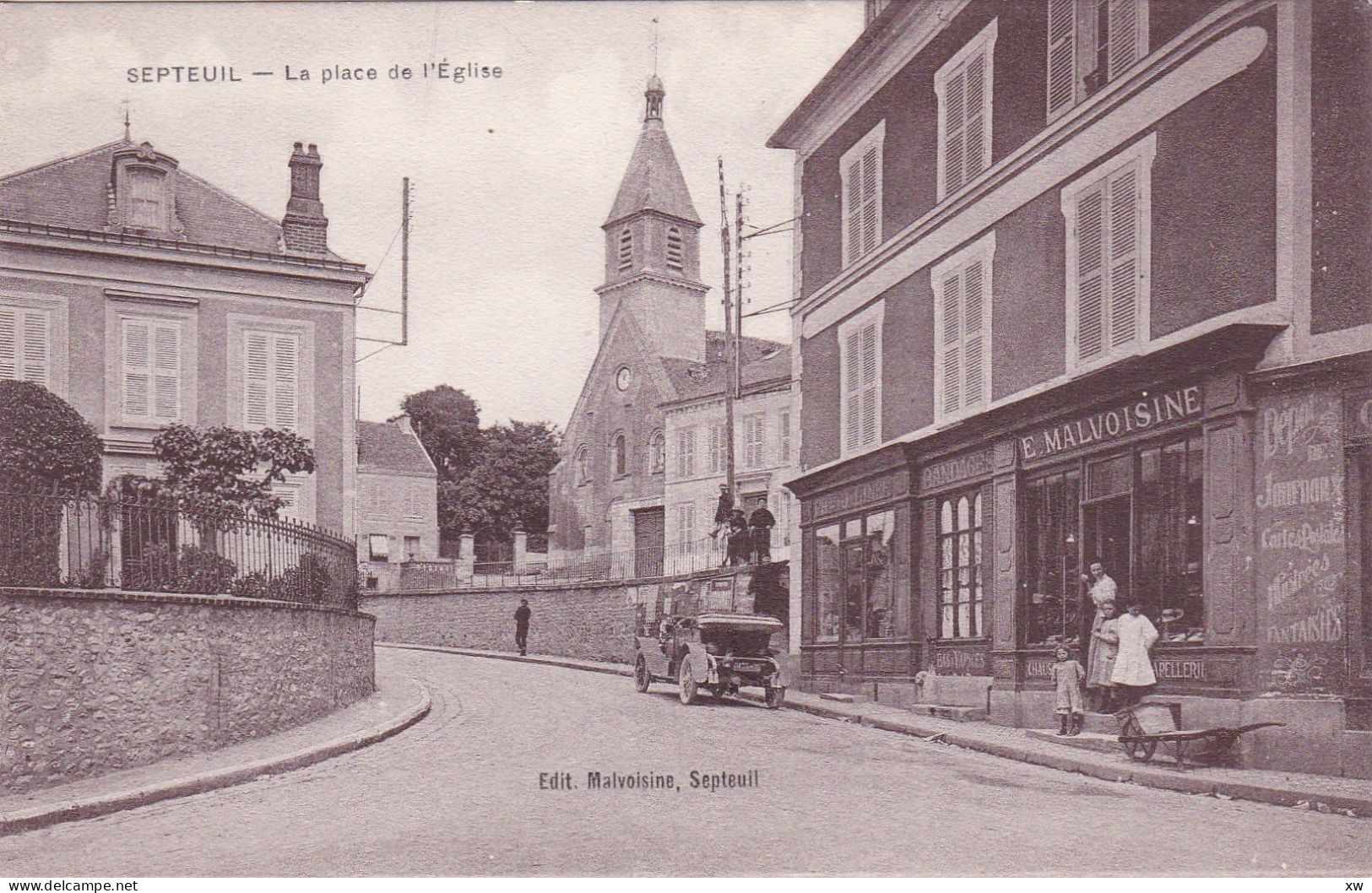 SEPTEUIL -78- La Place De L'Eglise - Animation - A16840-41 - Septeuil