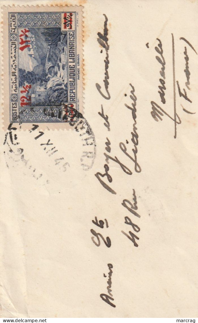 LETTRE DE 1944 POUR MARSEILLE - Briefe U. Dokumente