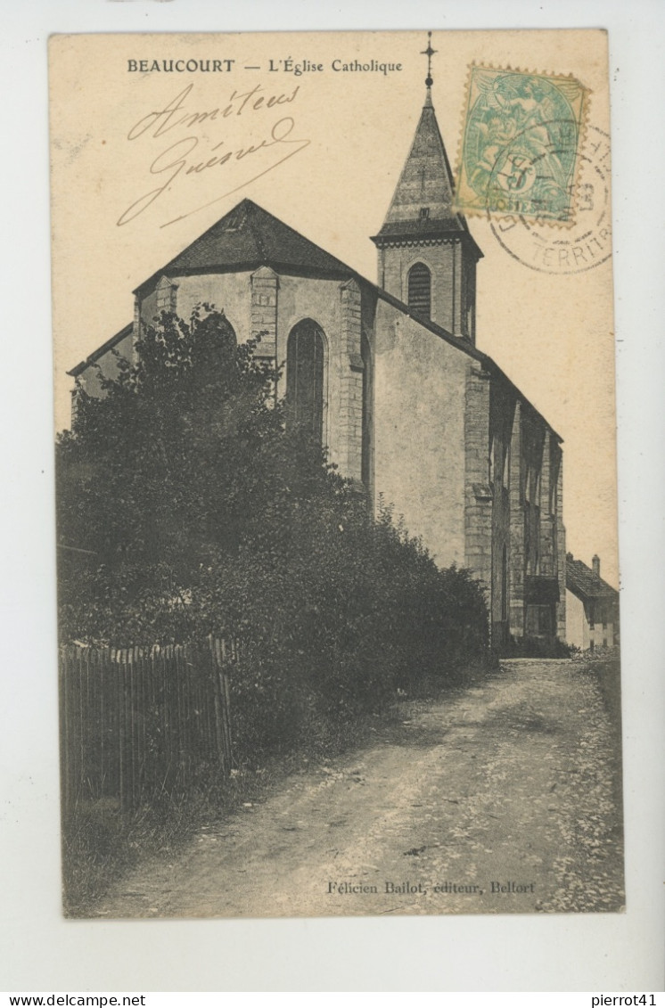 BEAUCOURT - L'Eglise Catholique - Beaucourt