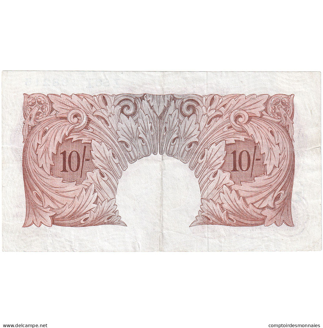 Grande-Bretagne, 10 Shillings, Undated (1948-60), KM:368a, TTB - 10 Shillings