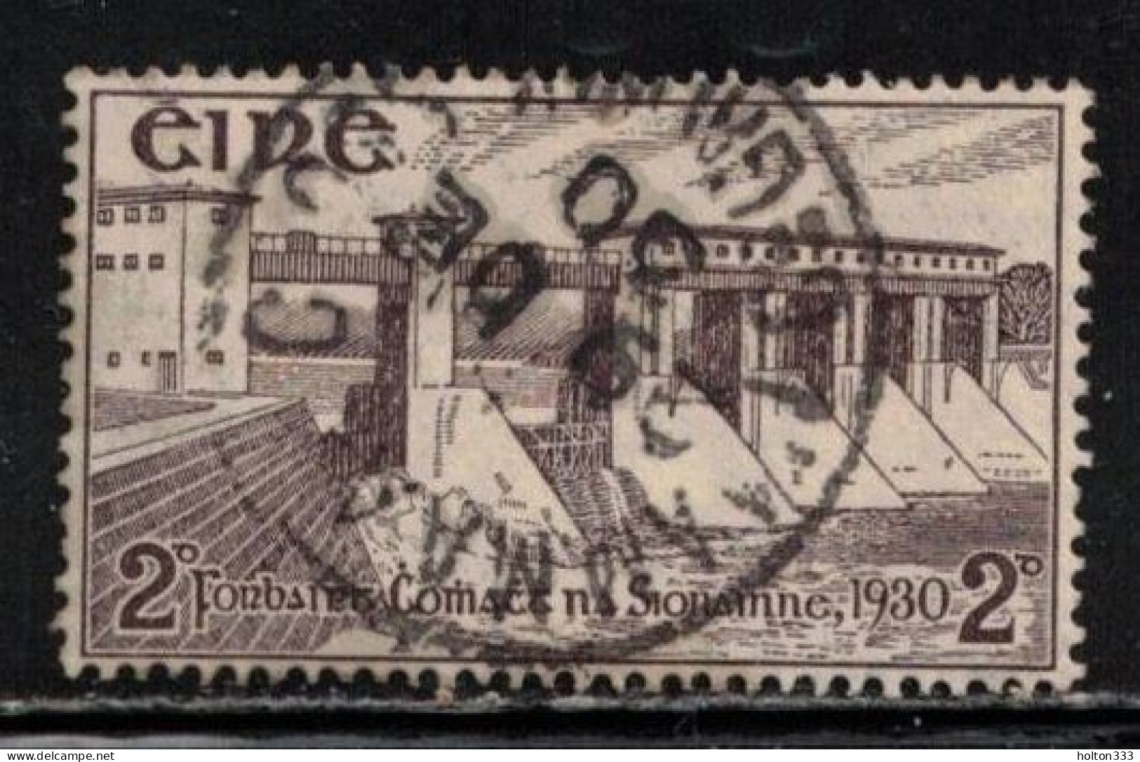 IRELAND Scott # 83 Used - Shannon River Hydroelectric Station B - Used Stamps