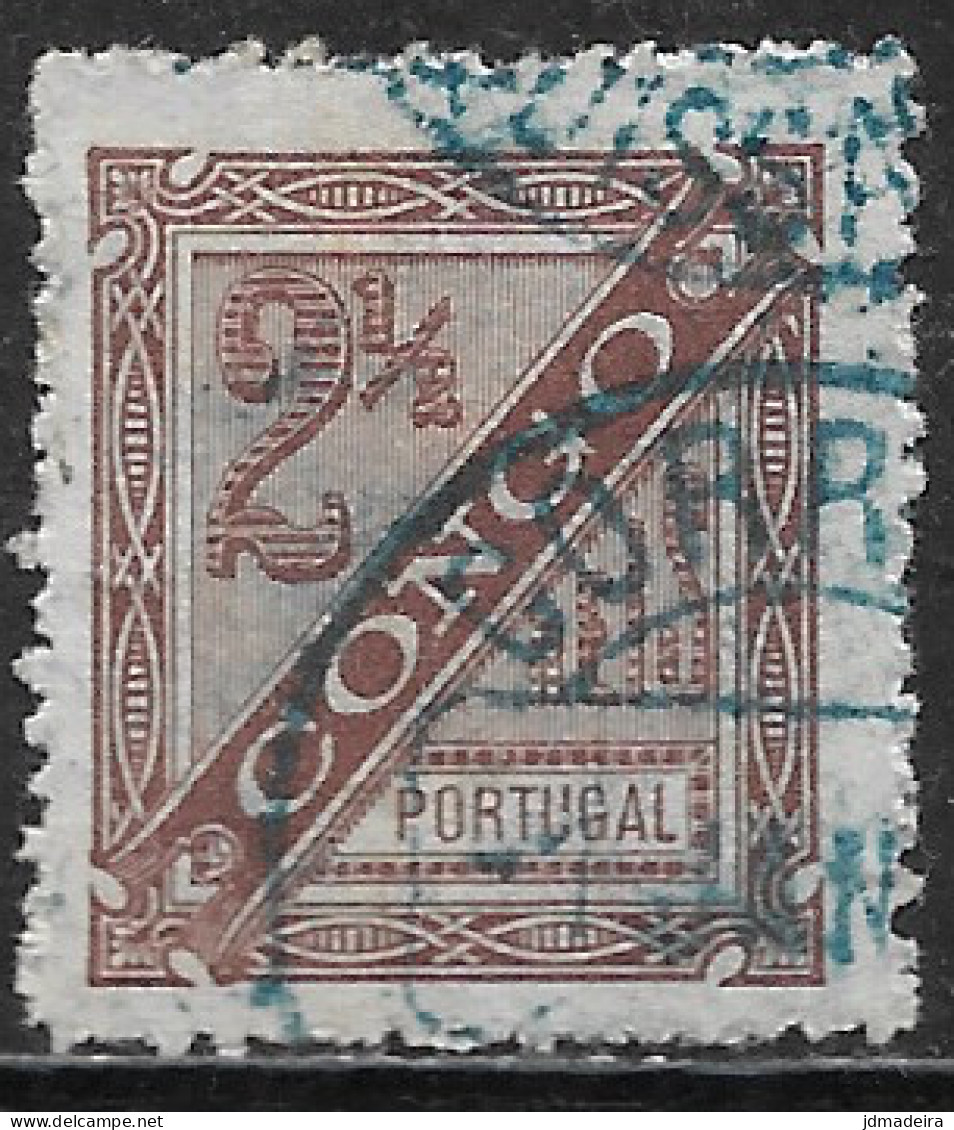 Portuguese Congo – 1894 King Carlos 2 1/2 Réis Used Stamp - Portugiesisch-Kongo