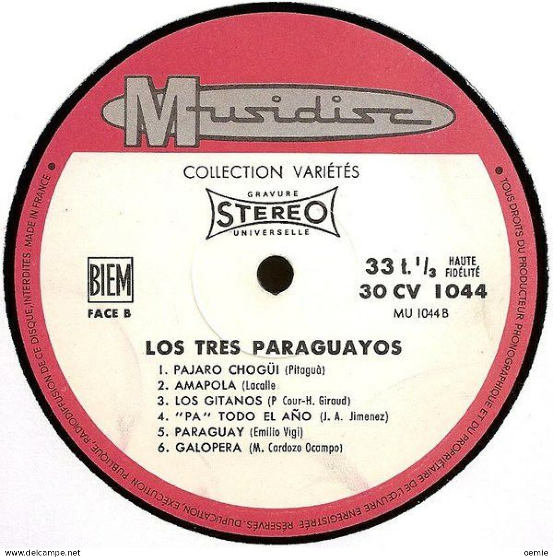 LOS 3 PARAGUAYOS °   GUANTANAMERA    ALBUM  33 TOURS 12 TITRES - Wereldmuziek