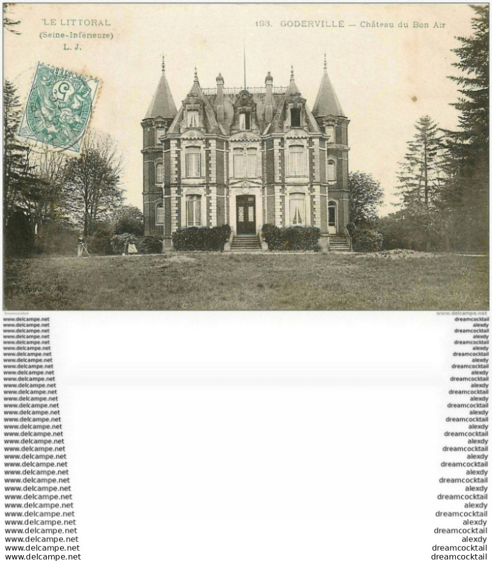 76 GODERVILLE. Château Du Bon Air 1905 - Goderville