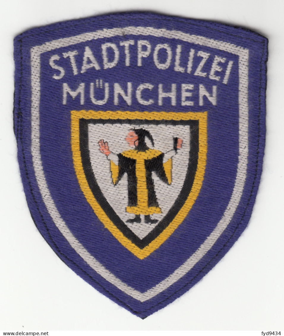 Patch Tissu De La Police De Munich - Allemagne - Police