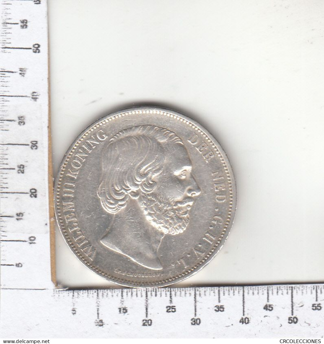 CR1864 MONEDA HOLANDA 2 12 GULDEN 1871 PLATA - 1980-2001 : Beatrix