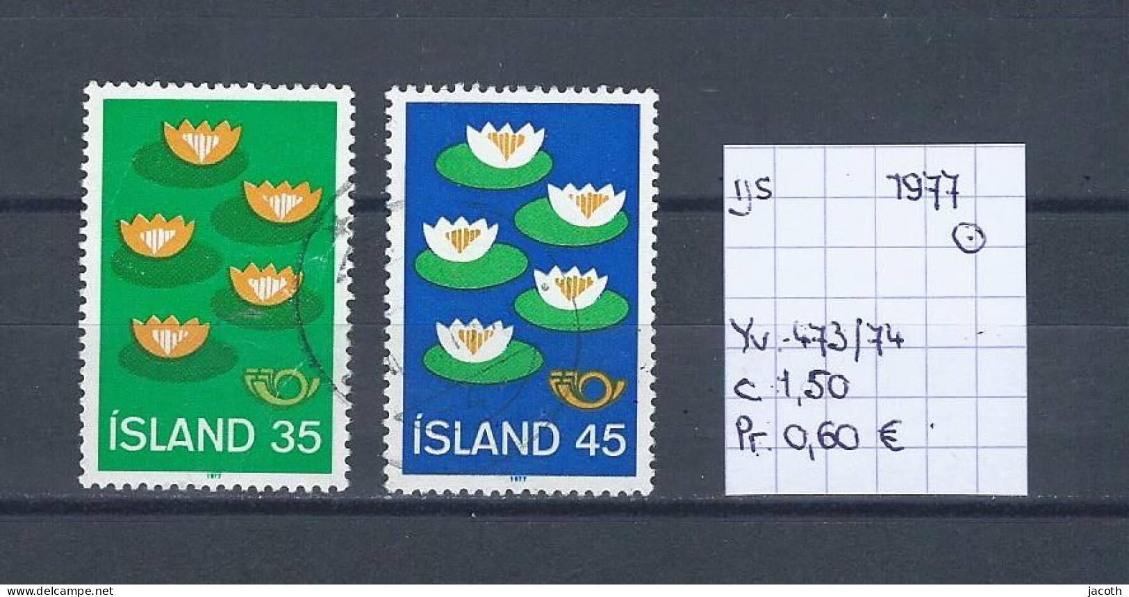 (TJ) IJsland 1977 - YT 473/74 (gest./obl./used) - Gebruikt