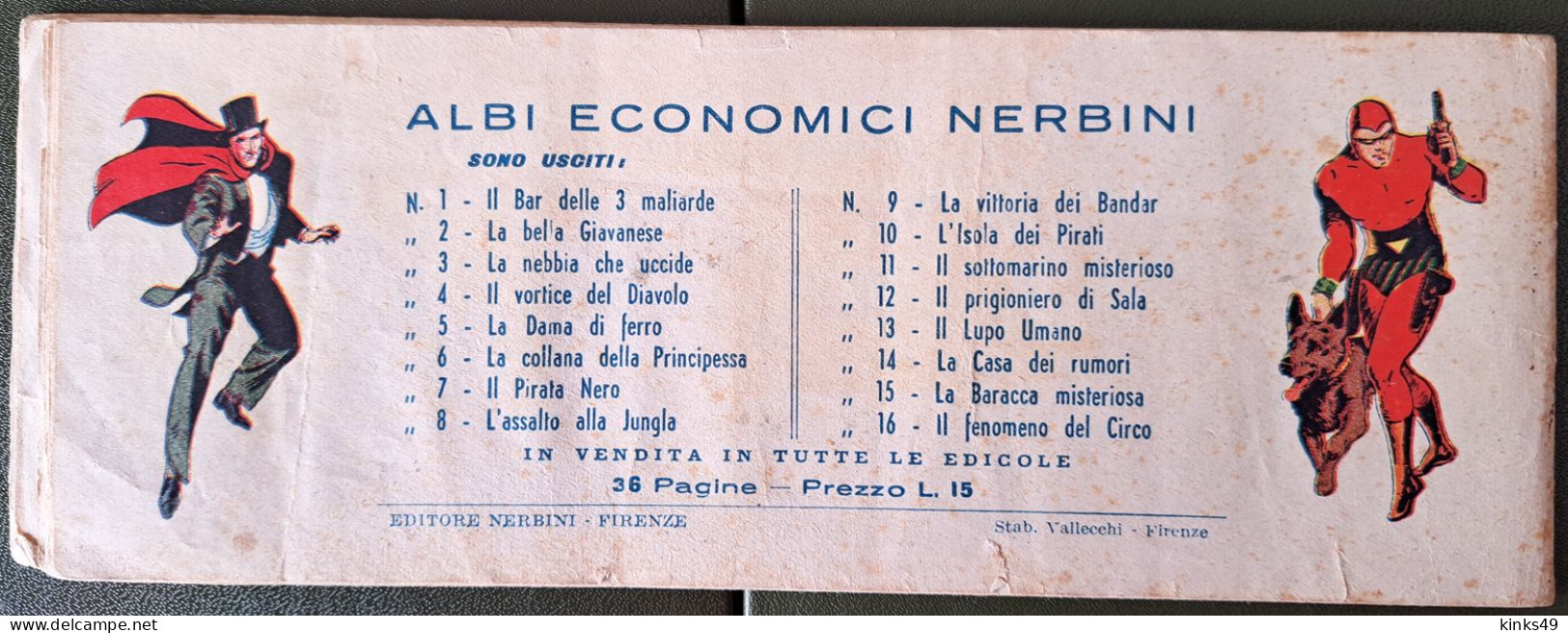 B250> UOMO MASCHERATO "L'Isola Dei Pirati" - Striscia NERBINI Albi Economici Del 1949 ! - Prime Edizioni