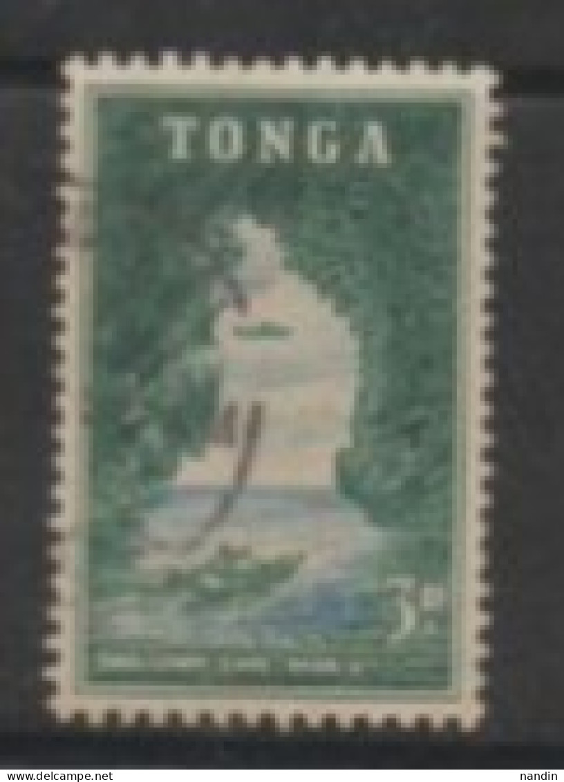 1953 STAMPS Of TONGA/ Local Motif,/	Geology/Caves - Tonga (...-1970)