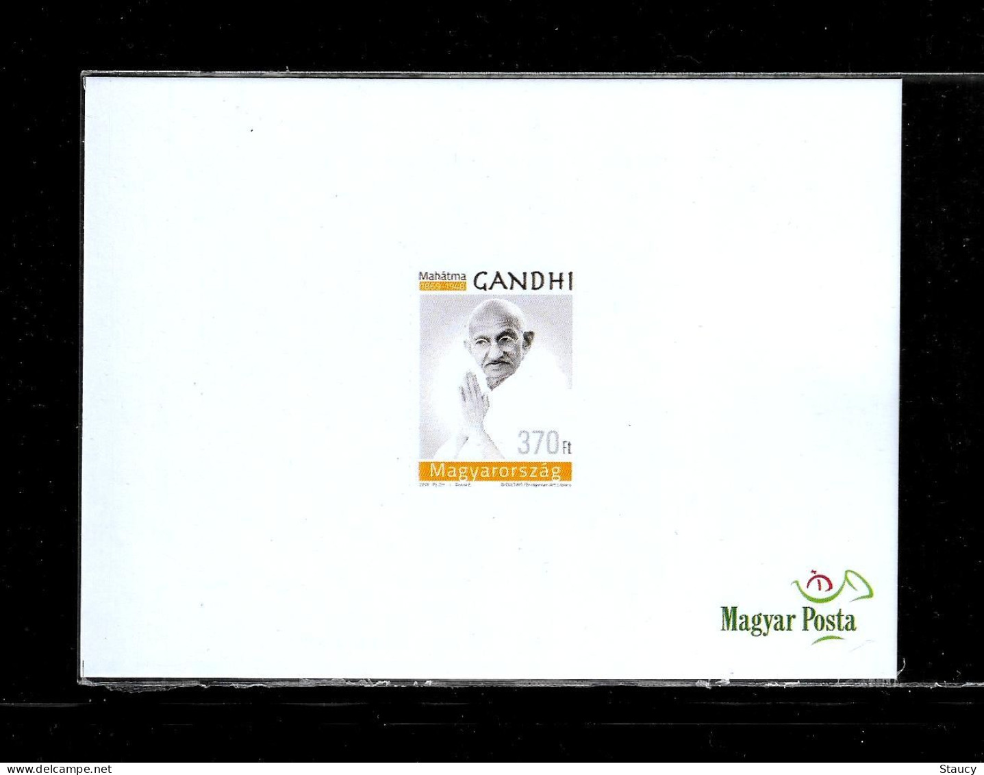 HUNGARY 2019 - 150th Birth Anniversary Of Mahatma Gandhi - "DELUXE PROOF" / DIE CARD As Per Scan Only One Available - Neufs