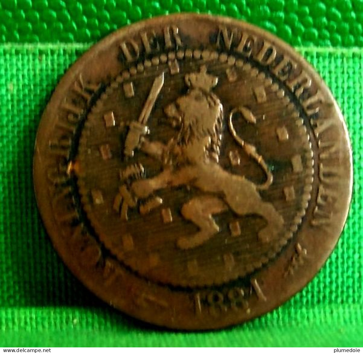 MONNAIE NETHERLANDS  PAYS-BAS - 1881 - 2 1/2 CENT  WILLEM III - 1849-1890 : Willem III