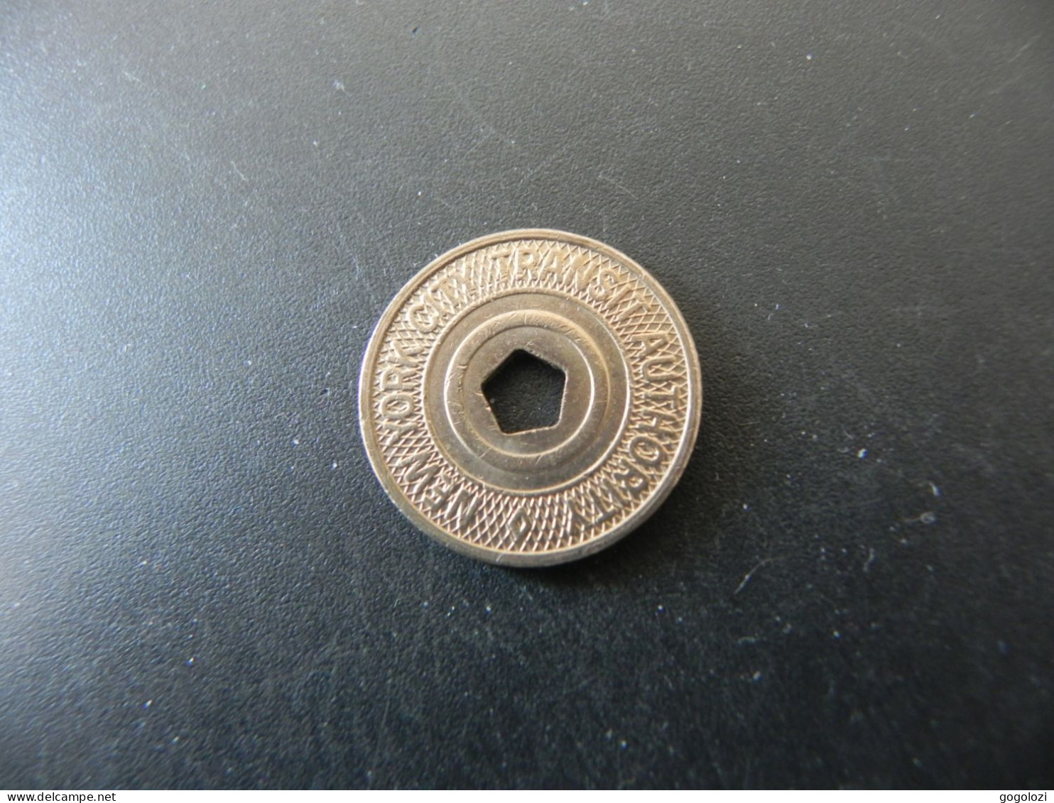 Jeton Token - USA - New York City Transit Authority - Good For One Fare - Andere & Zonder Classificatie