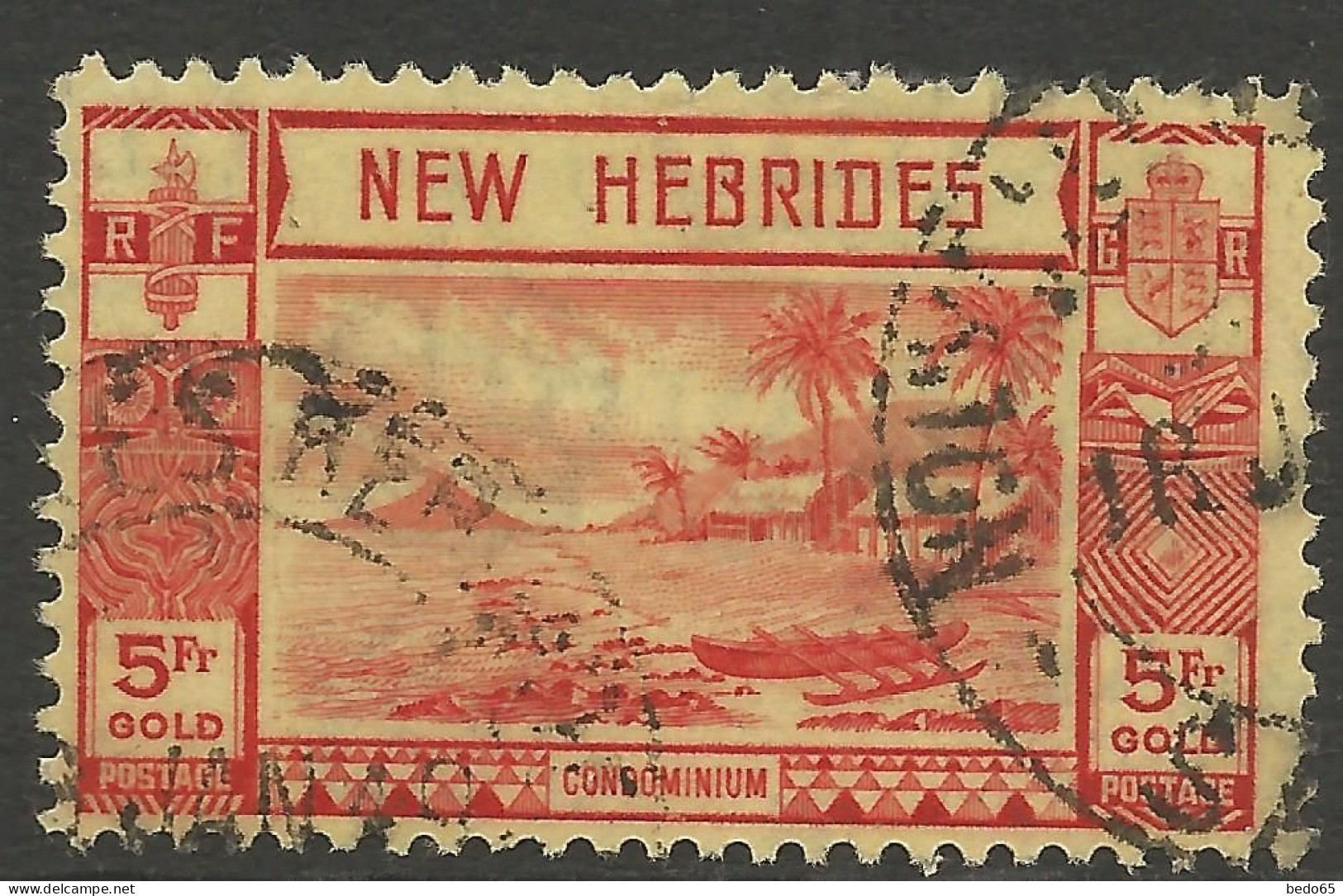 NOUVELLES-HEBRIDES N° 122 OBL  / Used / - Oblitérés