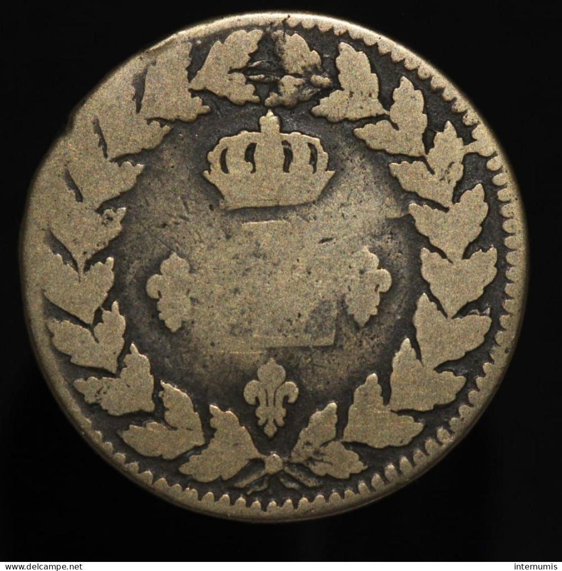 France, Louis XVIII, 1 Decime, 1815, Bronze, B (VG), KM#701, G.196d, F.132A - Sonstige & Ohne Zuordnung