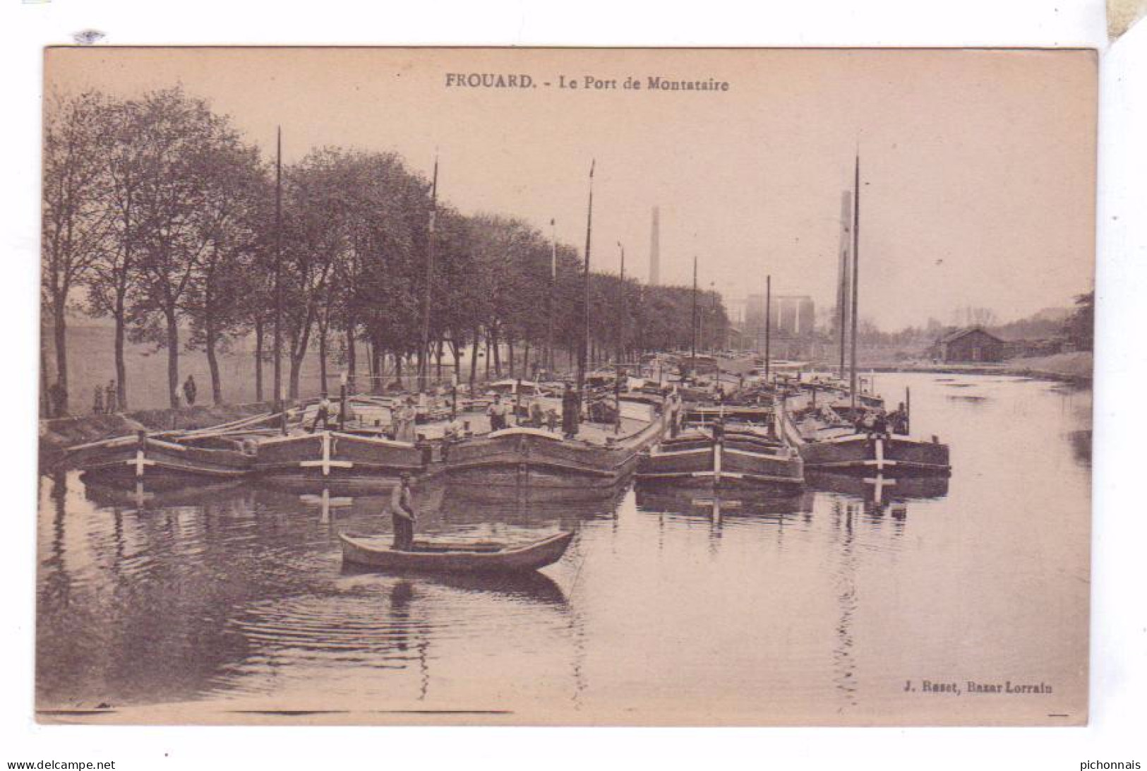 54 FROUARD Le Port De Montataire Peniches - Frouard