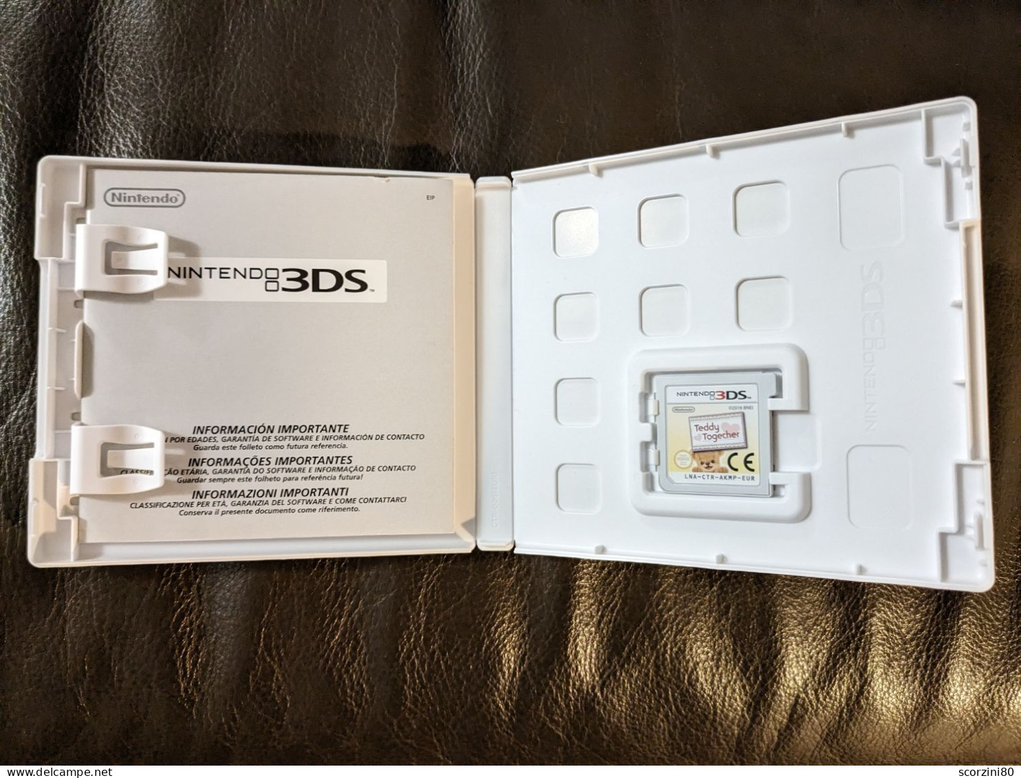 Nintendo 3DS Orsetto Amichetto ORIGINALE - Nintendo 3DS