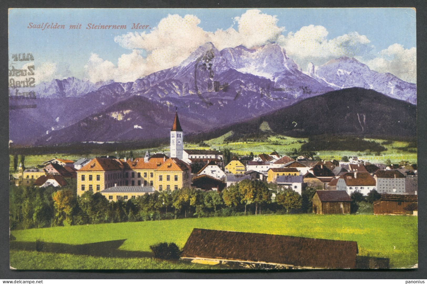 SAALFELDEN  AUSTRIA, MILITARY CENSORSHIP,  Year 1946 - Saalfelden